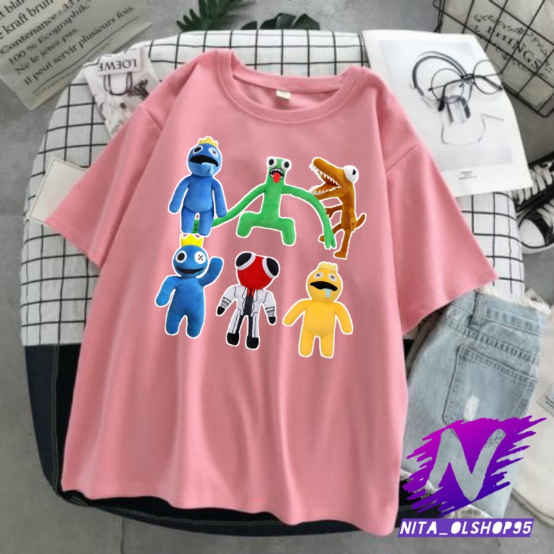 BAJU ANAK RAINBOW FRIENDS kaos anak rainbow friends game