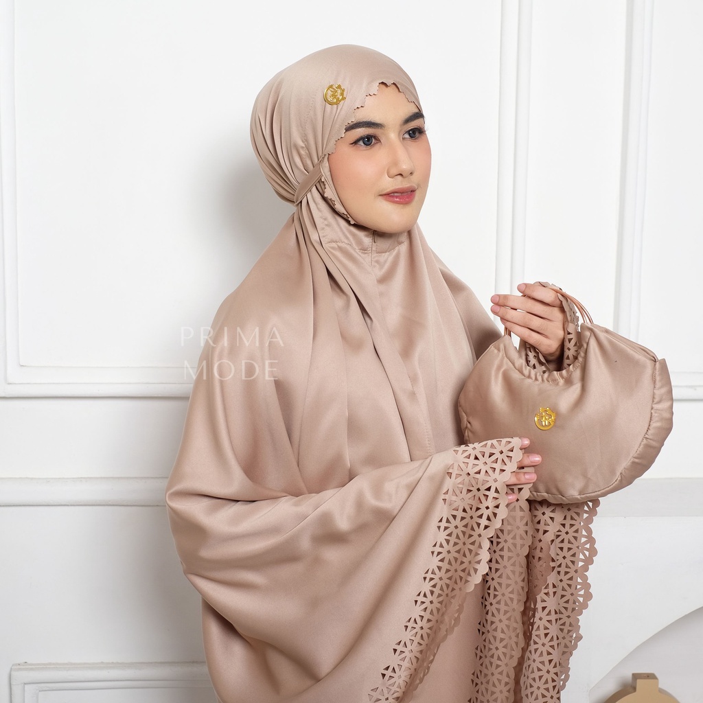 PRIMA MODE - (Free sajadah)Mukena Motif Dewasa Aliyah Katun Premium Semi Rayon | Mukena travel Mukena remaja Bahan Katun semi Rayon Premium Motif Kekinian Adem