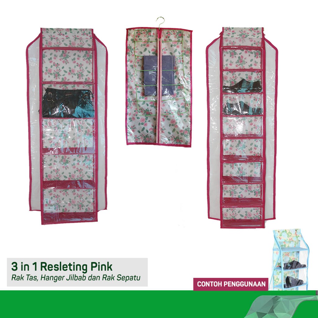 AMAN KUAT TAHAN LAMA ASLI KEREN KADO S/ ORGANIZER SET 3 IN 1 4in1 RAK GANTUNG HBO HSO HJO RESLETING