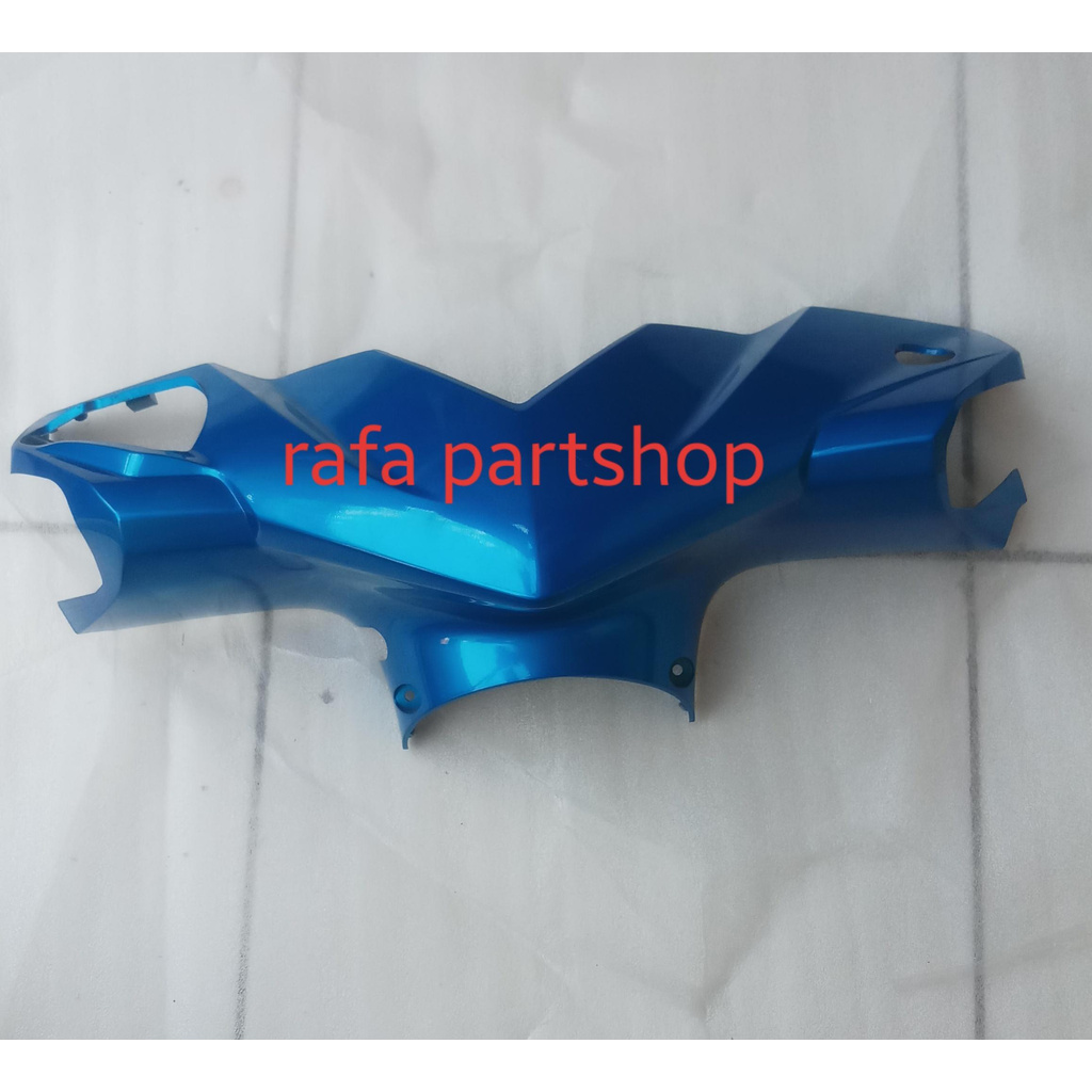 Cover Handle FR Totok Batok Depan Stang Beat Karbu Biru Metalik 53205KVY910ABM ORI AHM