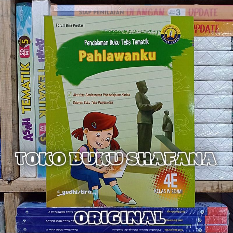 EDISI REVISI !!! PAKET PBT KELAS 4 SD 4A 4B 4C 4D 4E YUDHISTIRA K13 - PENDALAMAN BUKU TEKS TEMATIK