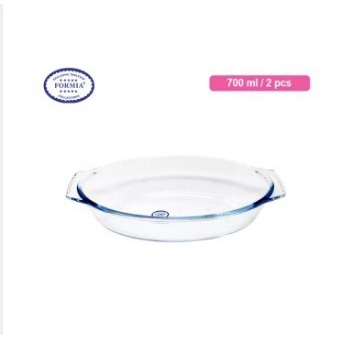 Formia loyang kaca bake  serve FR871107 Formia Loyang Kaca 0.7 Liter oval