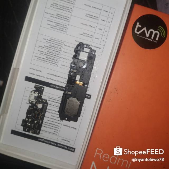 Copotan PCB ori note 5 pro