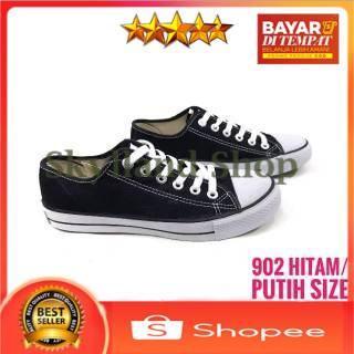 Sepatu Kodachi 902 Low Black White - Vulcanized Shoes Kodachi Original