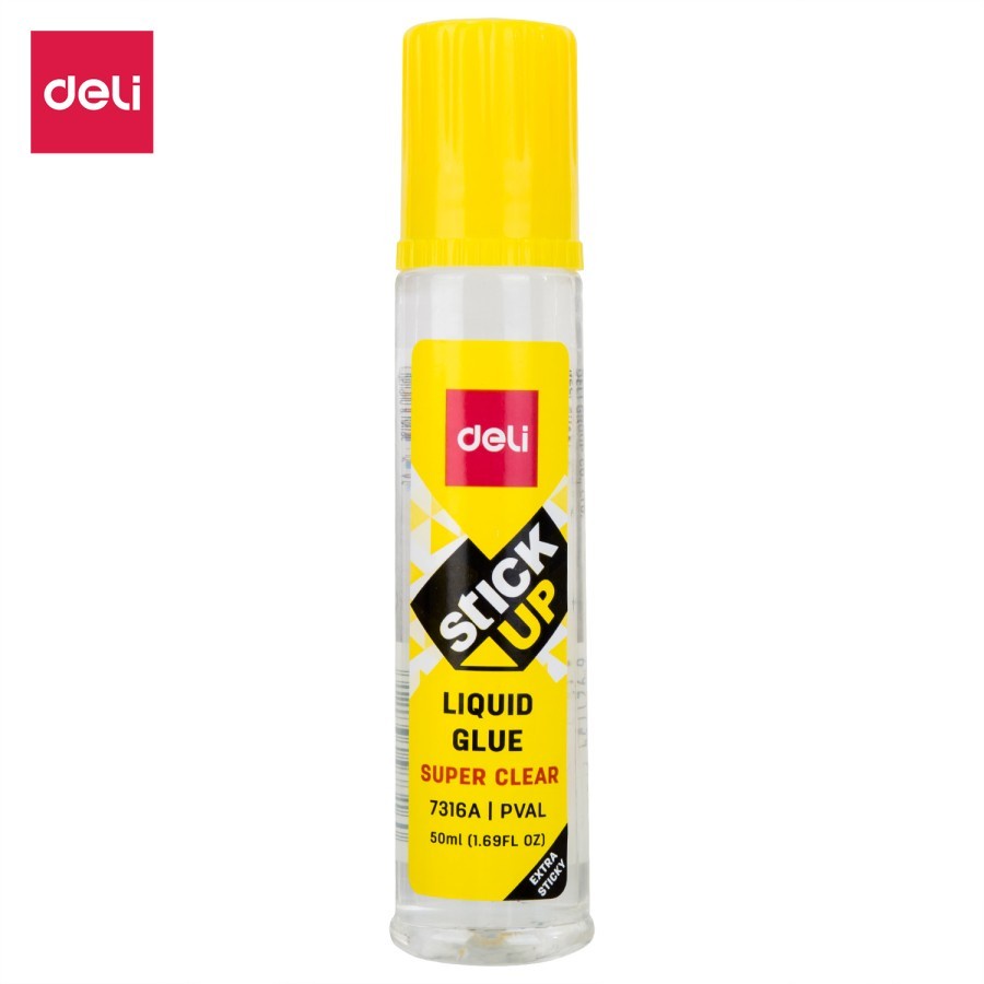 

Deli | Lem Cair (Liquid Glue) PVAL Sticky UP | 50 ml | E7316A