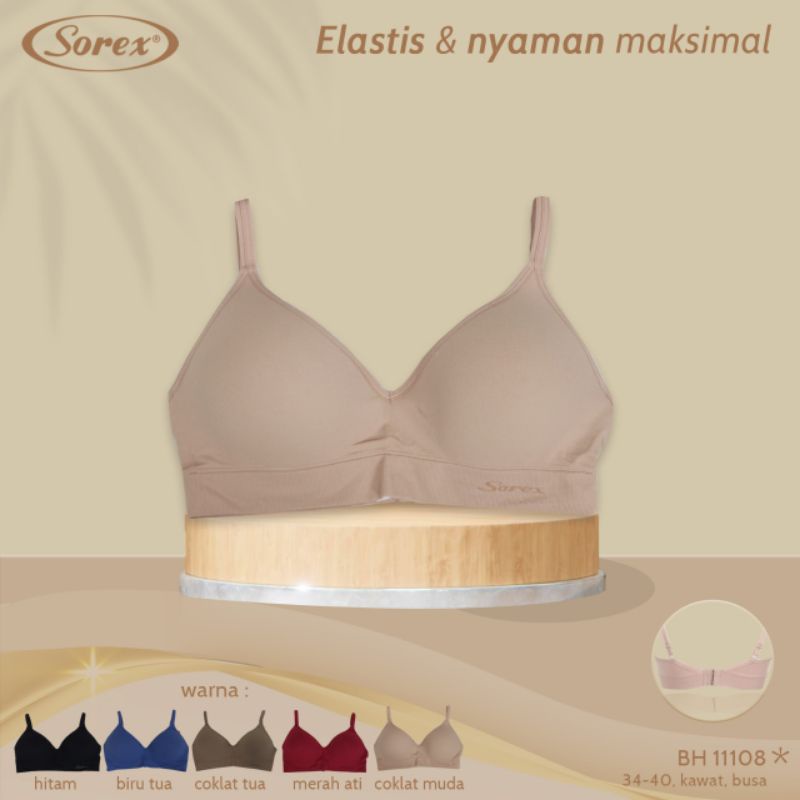 Bra Sport Sorex 11108 Bh Sorex Kawat 34-40 Kait 2