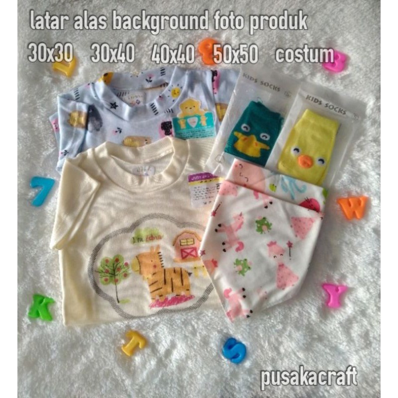 Kain bulu latar alas background foto produk