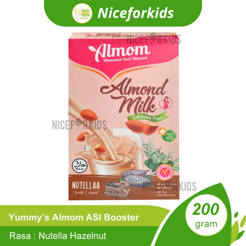 Almom Asi Booster Milk Susu Almond Pelancar ASI Yummy