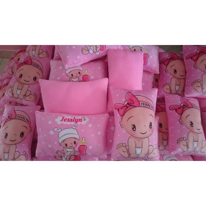souvenir aqiqah bayi bantal mini