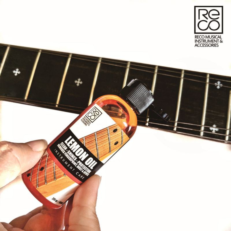 Lemon oil - pembersih fret dan fretboard gitar biola - Guitar Polish