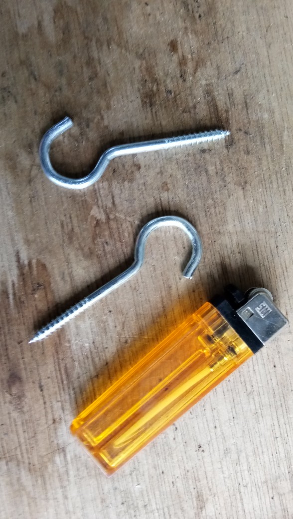 Hook Sekrup Skrup Kapstok Cantolan Burung Tanda Tanya Buka 7 Cm