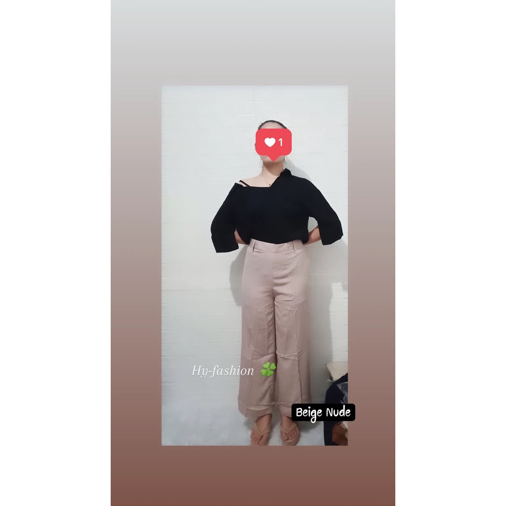 CELANA KULOT POLOS PANJANG WANITA-1