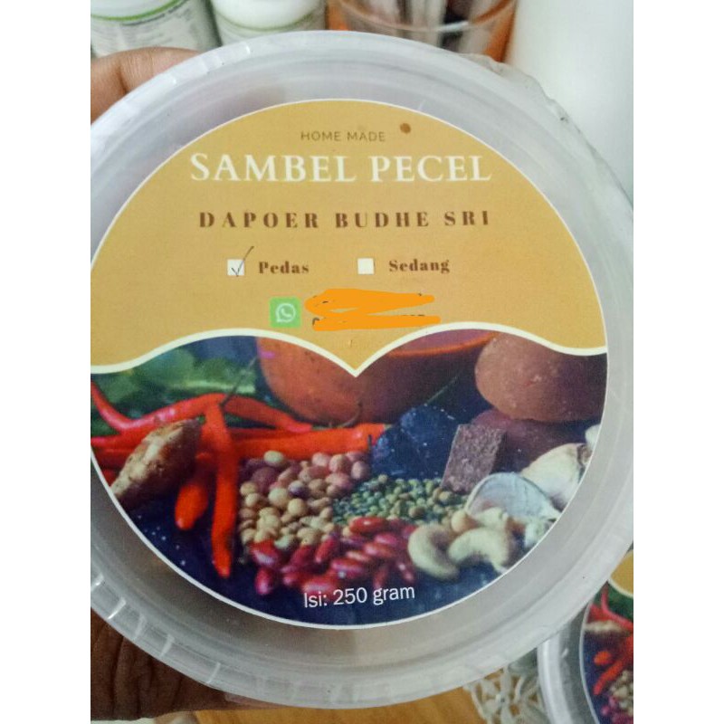 

Sambal pecel kemasan 250gr