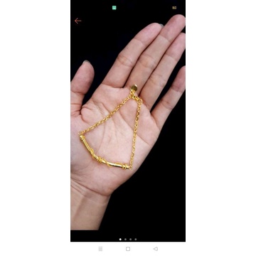 Gelang 1bambu , serabut kelapa, ulat banyak,Rante, apis emas 24k /replika,awet,persis seperti asli,tahan,cantik