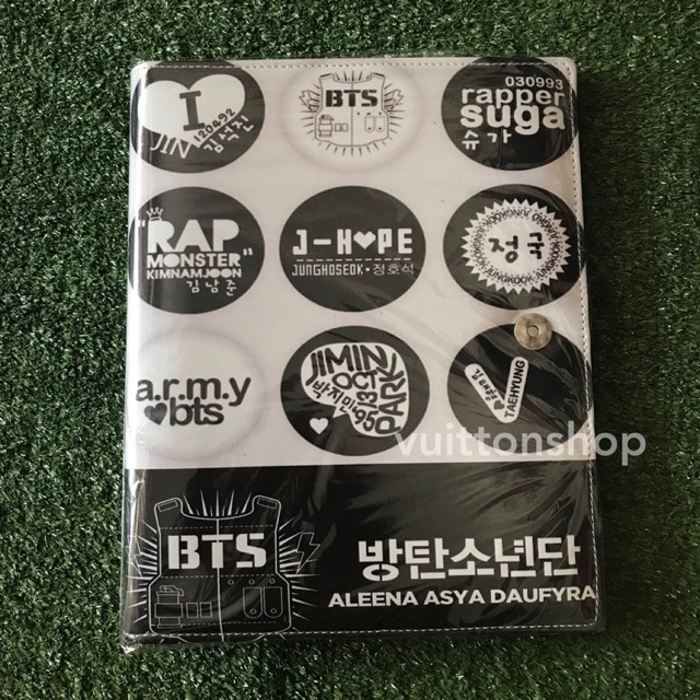 

Binder Custom Kpop BTS bisa tambah nama FREE