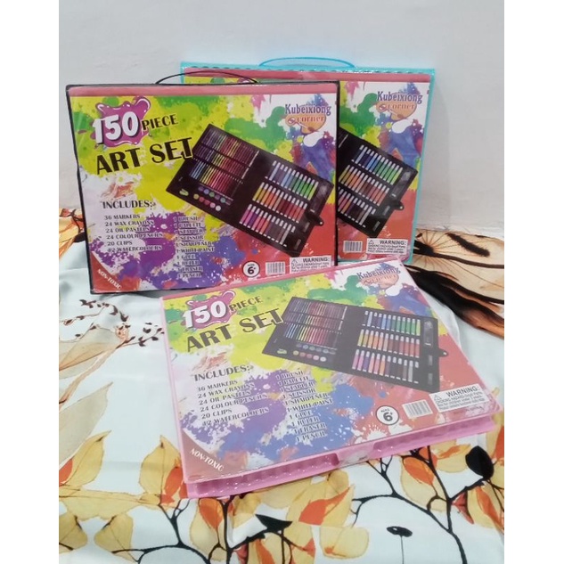 

Pensil Warna Crayon Spidol Art Set 150 pcs