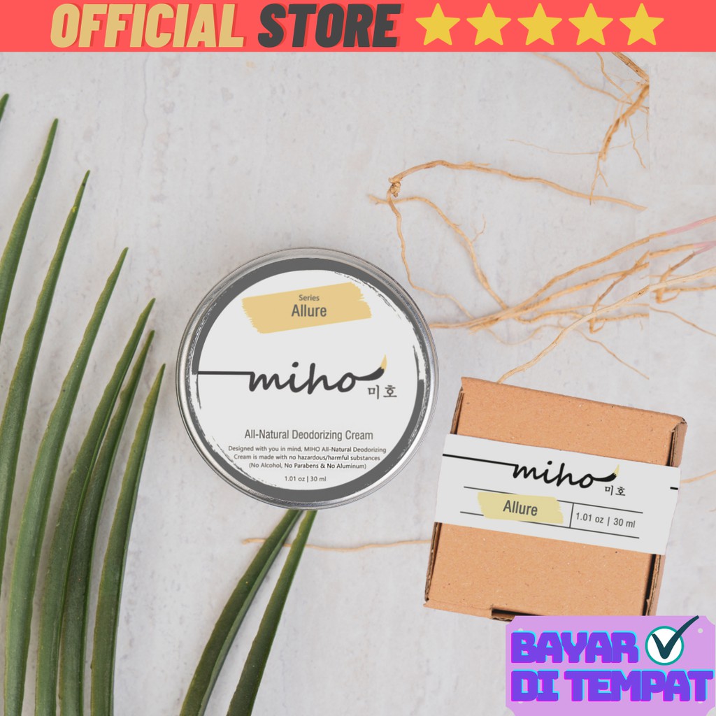 MIHO SAY DEODORANT ALAMI Allure Series 30 ml Penghilang Bau Badan Perlambat Tumbuhnya Bulu Ketiak Ke