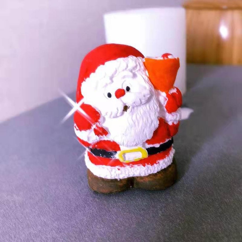 Siy Cetakan Permen Handmade Diy Bentuk Santa Claus Bahan Silikon