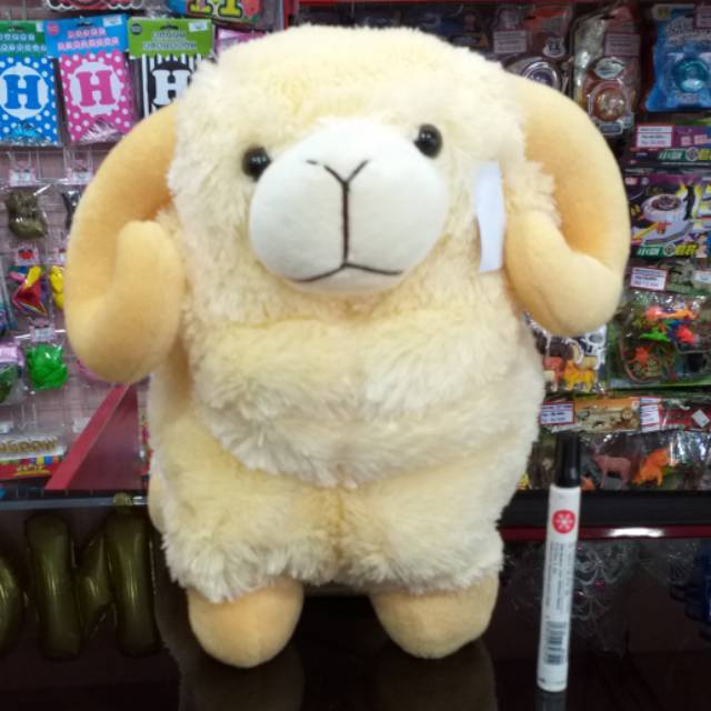 Boneka Kambing Domba Lucu Imut Ukuran Sedang Besar