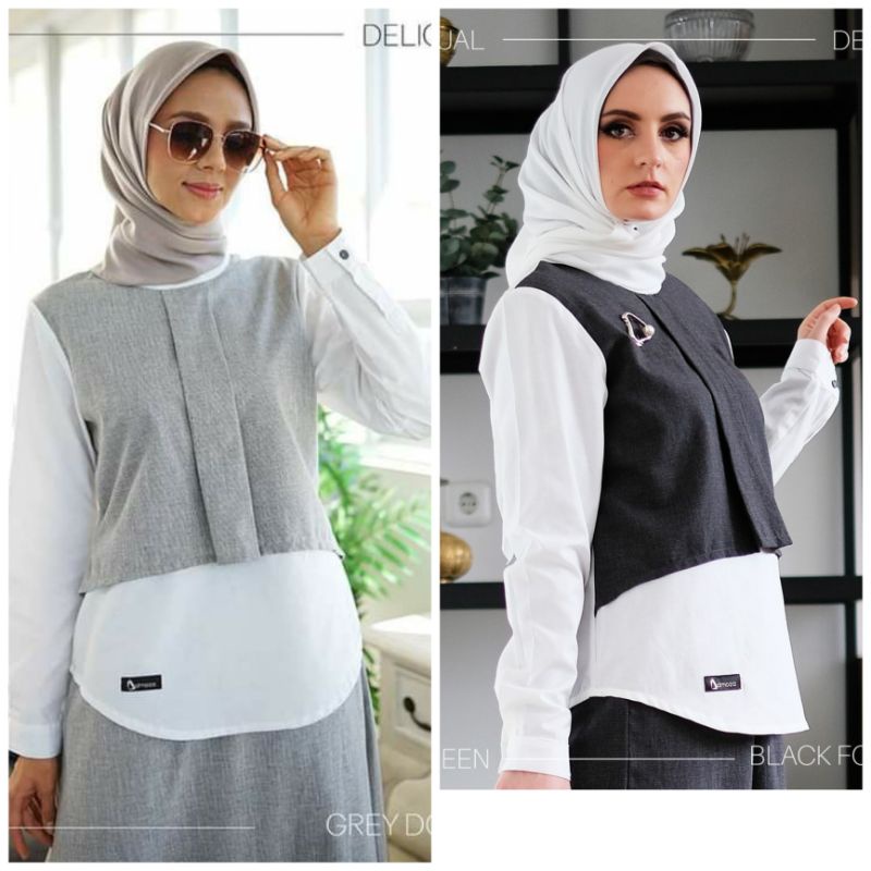 [NEW ARRIVAL] SETELAN ATASAN DAN ROK DAMOZA SHIREEN || damoza, mutif, ethica, upmore