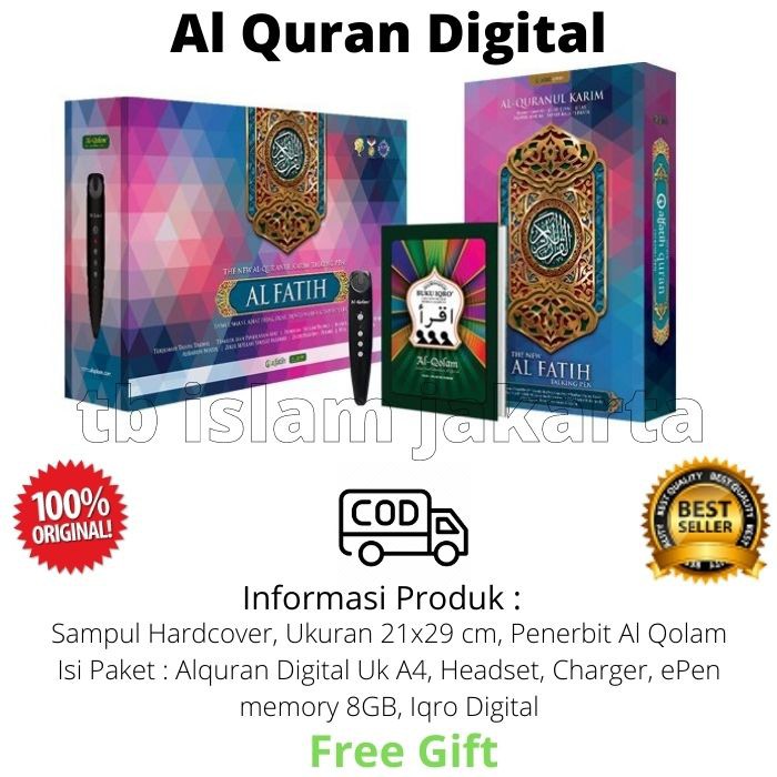 Al Quran Terjemah AlFatih Talking Pen Alquran Digital Pen Alkuran Besar Al fatih Talking Pen