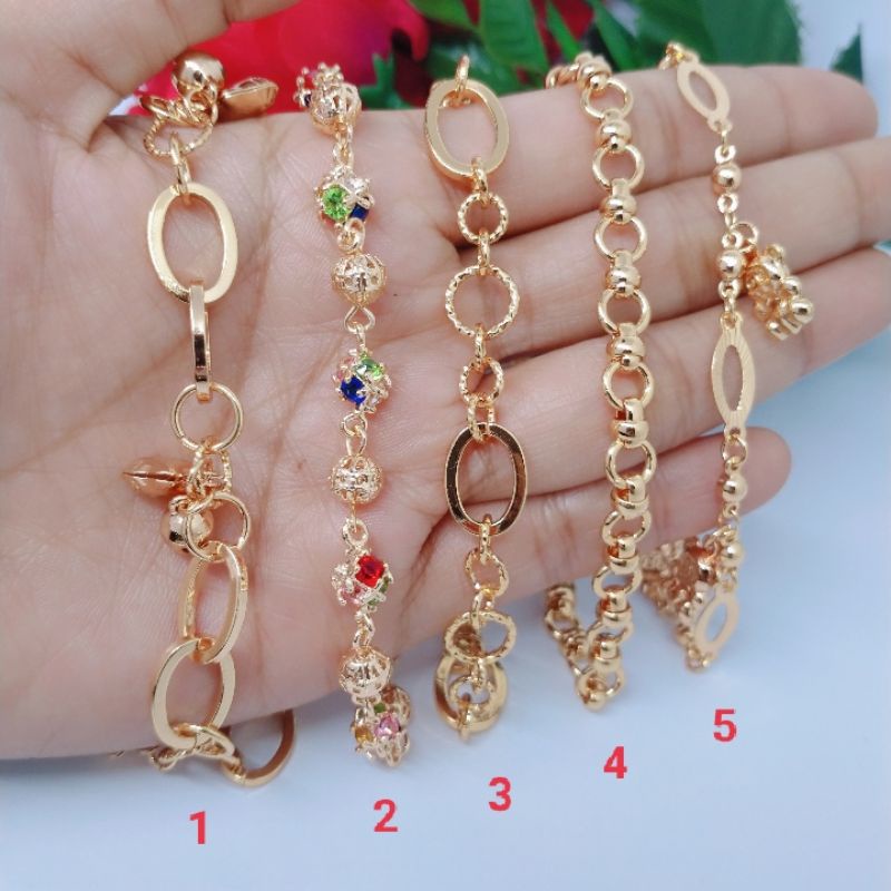 Gelang Rantai Juntai Xuping Premium Lapis Emas 24k Anti Luntur Terbaru Terlaris