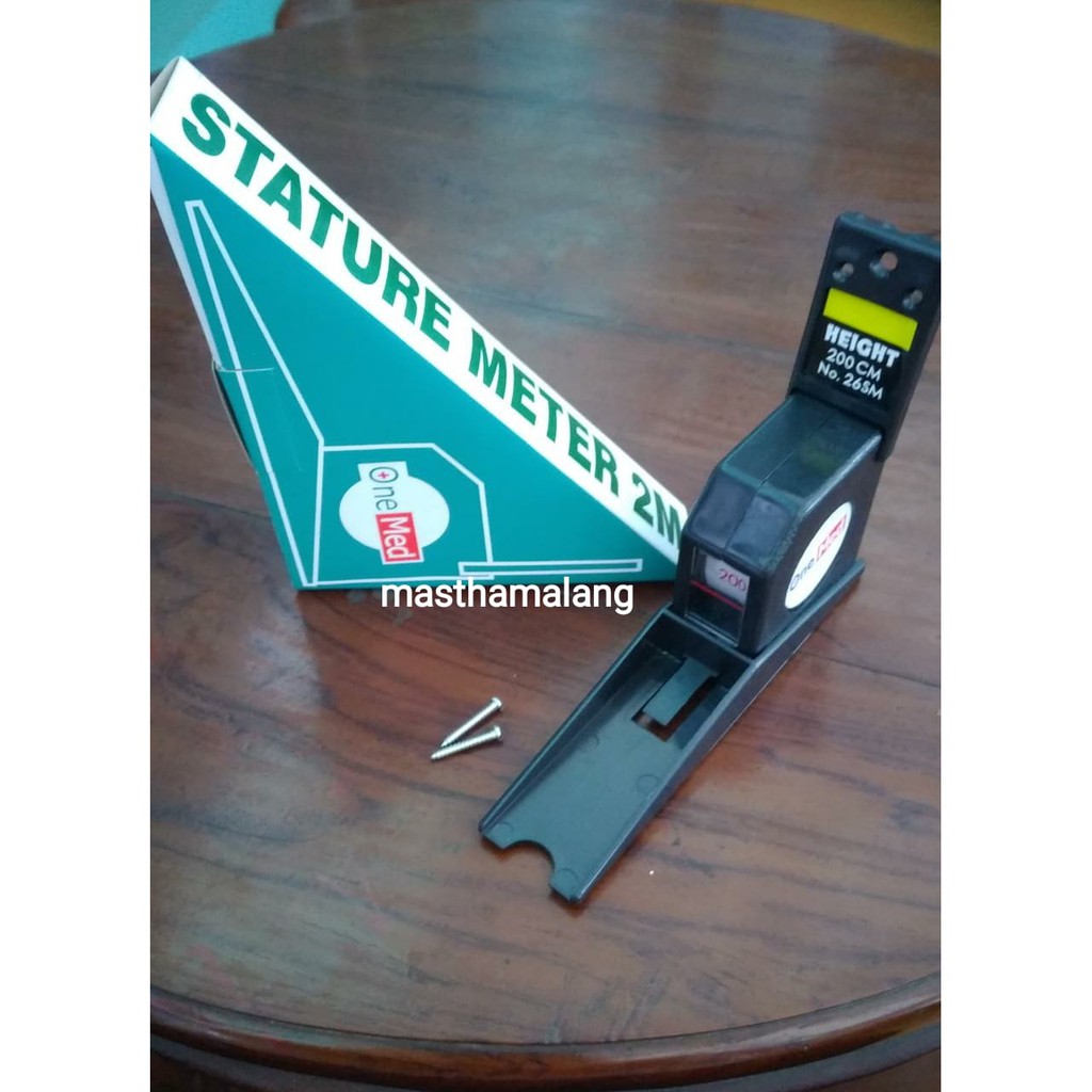 *Mastha Malang* Stature Meter Onemed 2M/Alat Ukur Tinggi Badan Tempel Dinding/Microtoise