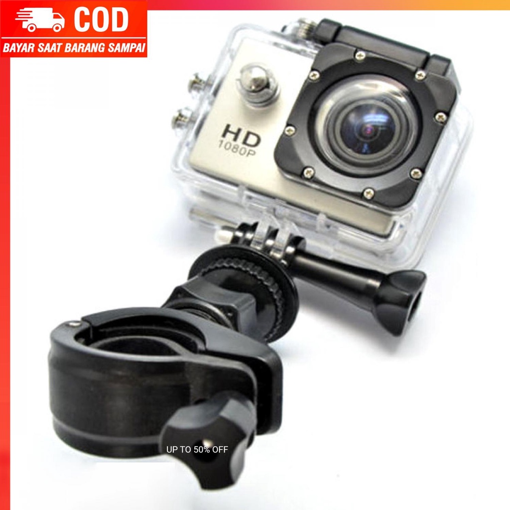 (100% BARANG ORI) Handlebar Seatpost Roll Cage Mount 17-30mm GoPro / Xiaomi Yi - XTGP01