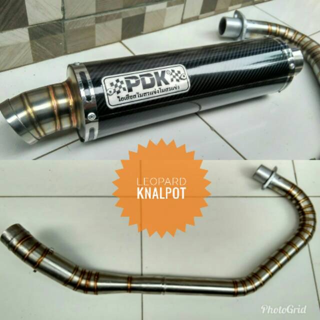 Knalpot TIGER GL CB MEGAPRO PDK CARBON