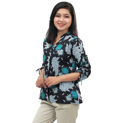 Atasan Batik Dolby S-M-L-XL-XXL-3L-4L-5L Tenun Sutra Tulis Halus Katun ATBM Baron ,Sarombit Atasan