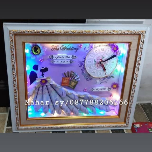 Mahar siluet pengantin