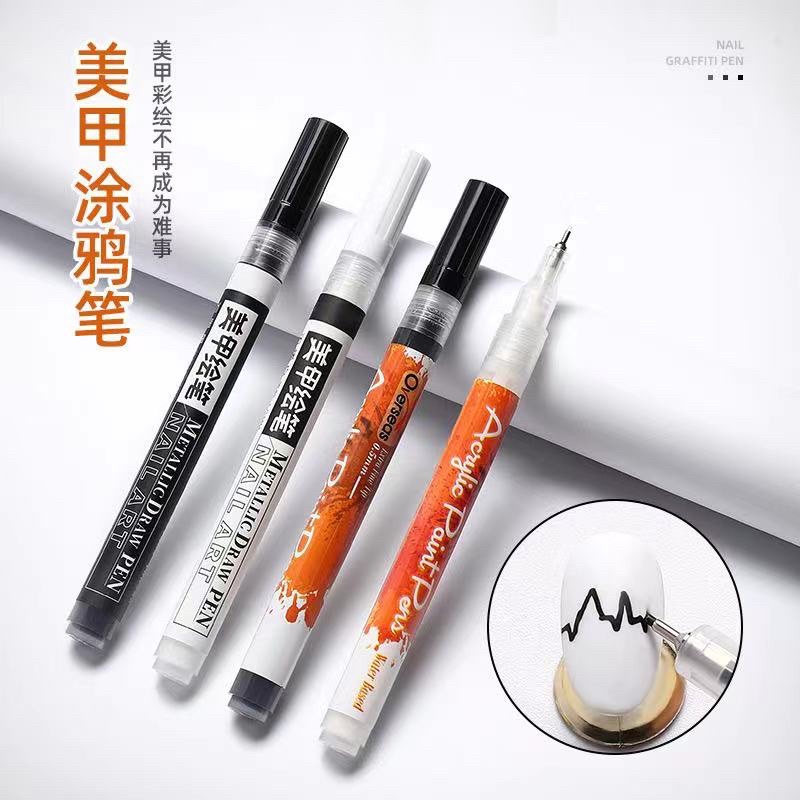 PEN WRITTING GEL POLISH PEN PENA TULIS KUTEK KUKU NAILART PEN NAIL ART