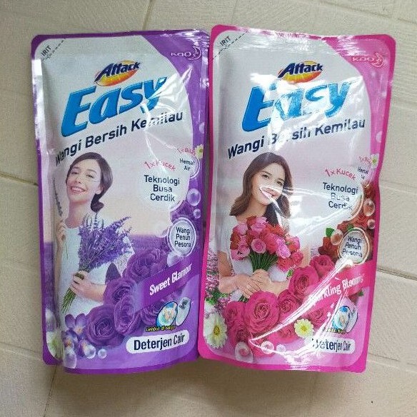 Deterjen Cair Attack Easy 750 Ml