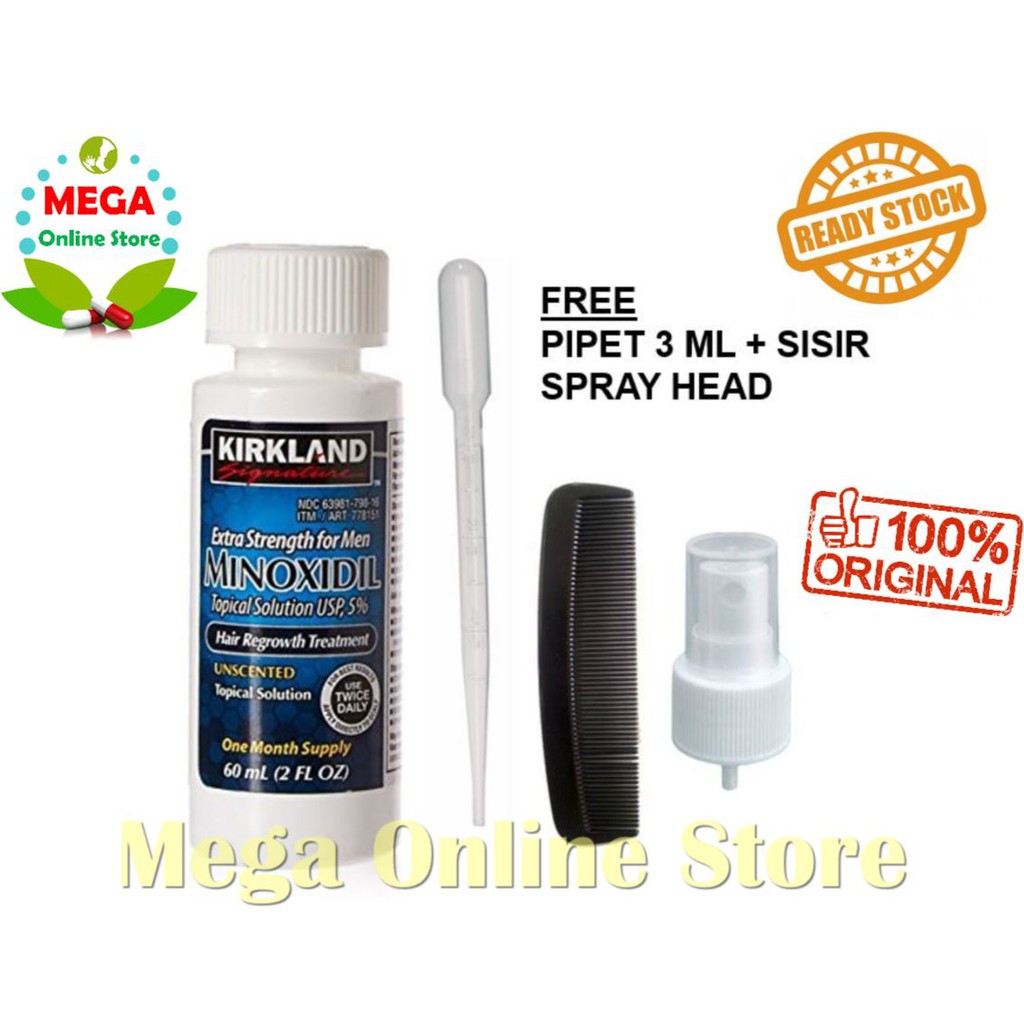 Kirkland Minoxidil 5% Extra Strength Penumbuh Rambut Pria 60 ml