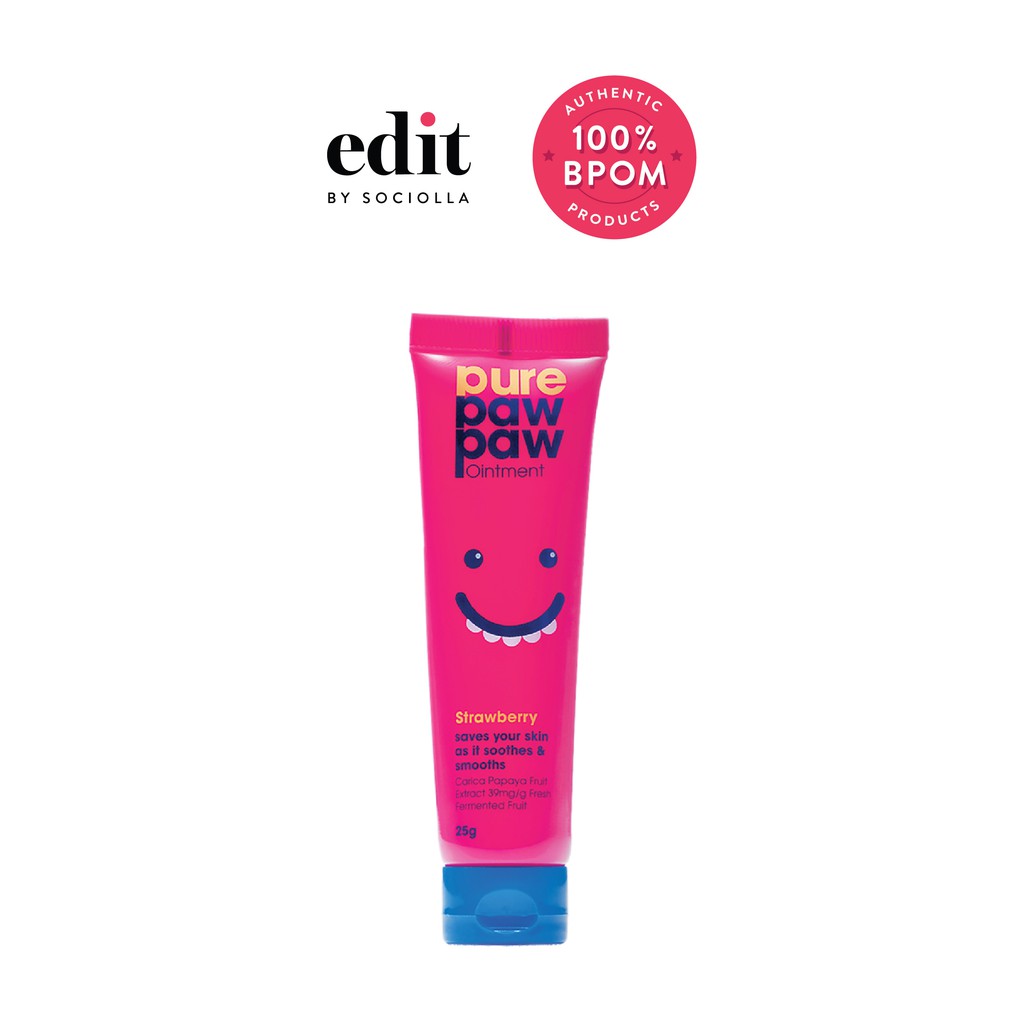 

Pure Paw Paw Ointment - size: 25 gr - Strawberry - Edit by Sociolla