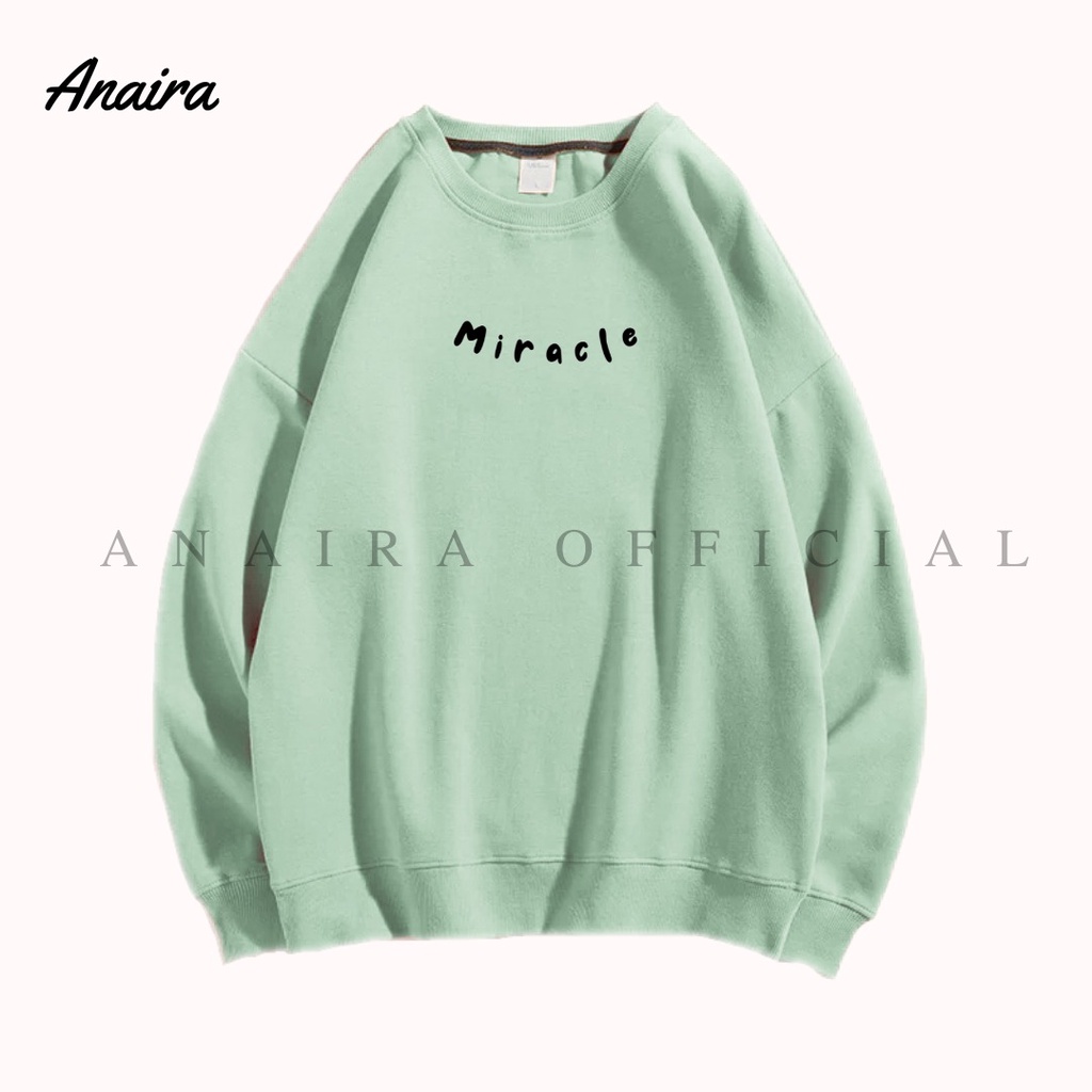 MIRACLE SWEATER CREWNECK ANAIRAOFFICIAL