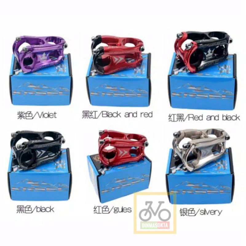 Stem KRSCT KRSEC 31.8 50mm Full Colour for MTB