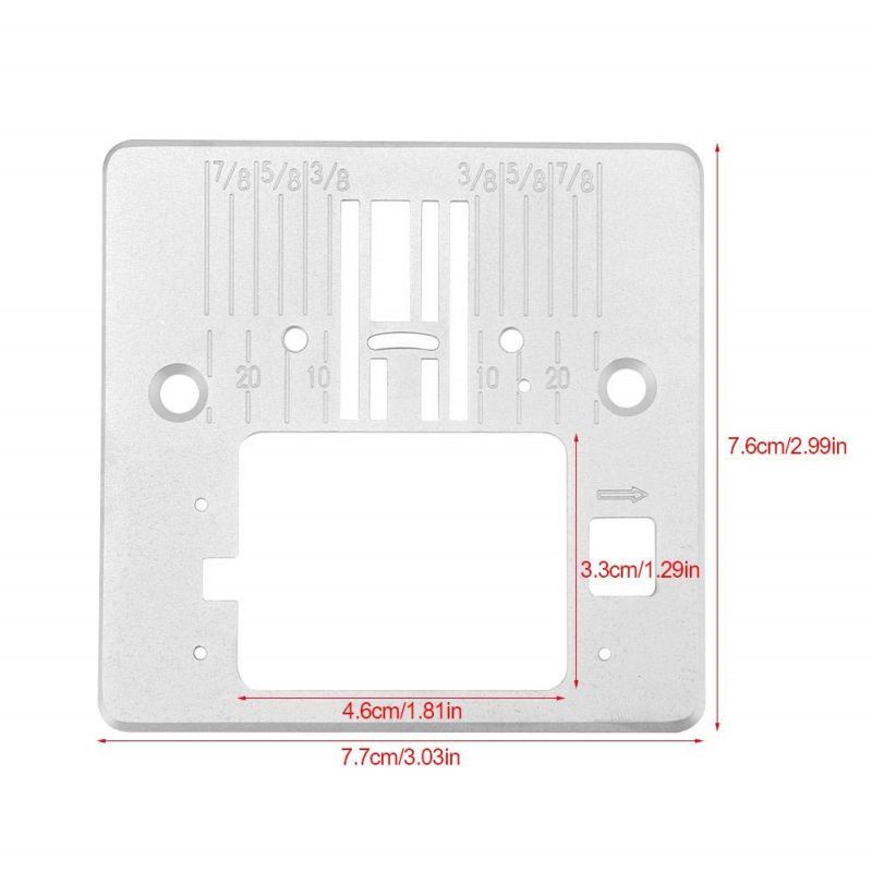 Q6D Piringan Needle Plate/Plat Gigi Mesin Jahit/Plat Jarum Mesin Jahit