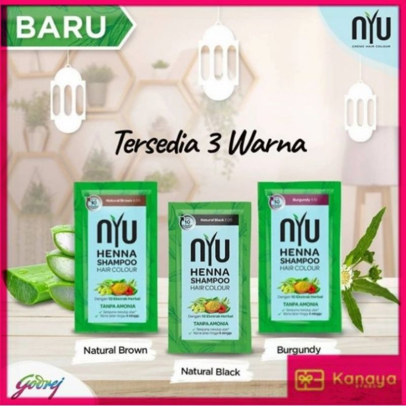 nyu henna shampo color
