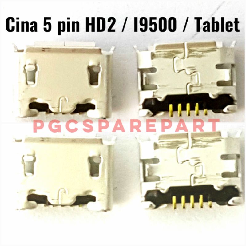 Connector Charger Tablet Cina 5 Pin HD2 i9500 Tablet - Konektor Cas