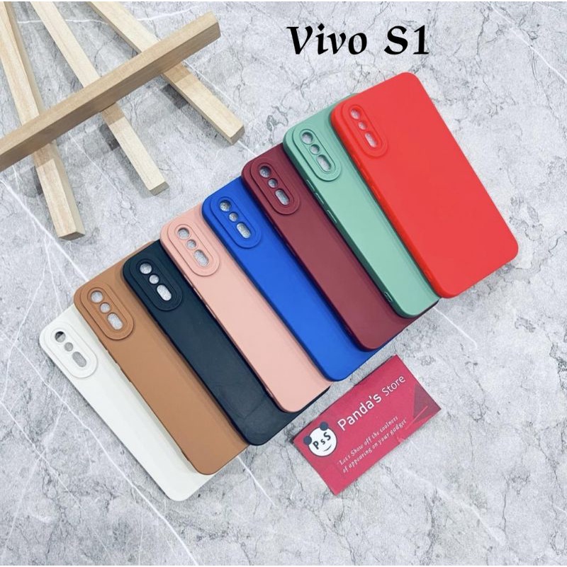 Softcase Pro Camera Vivo S1 / S1 Pro Candy Case Full Color 3D Silikon TPU