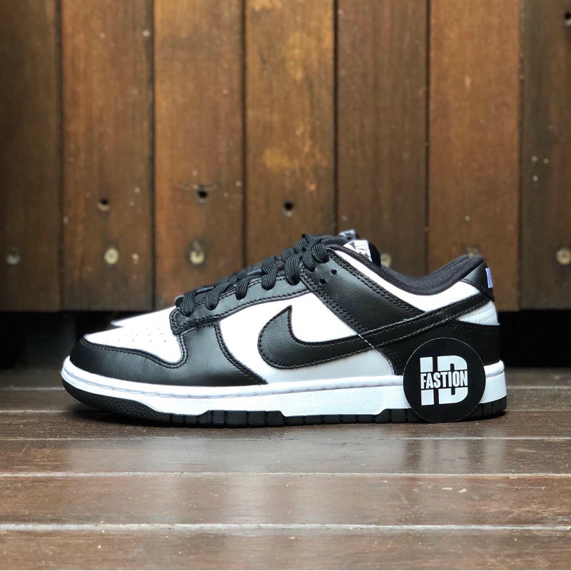 dunk low high black white