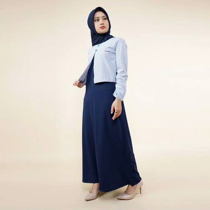 gof CRESSIDA GAMIS Fashion Muslim Dress Muslimah Gamis Wanita Polos Motif Bagus Original Kekinian