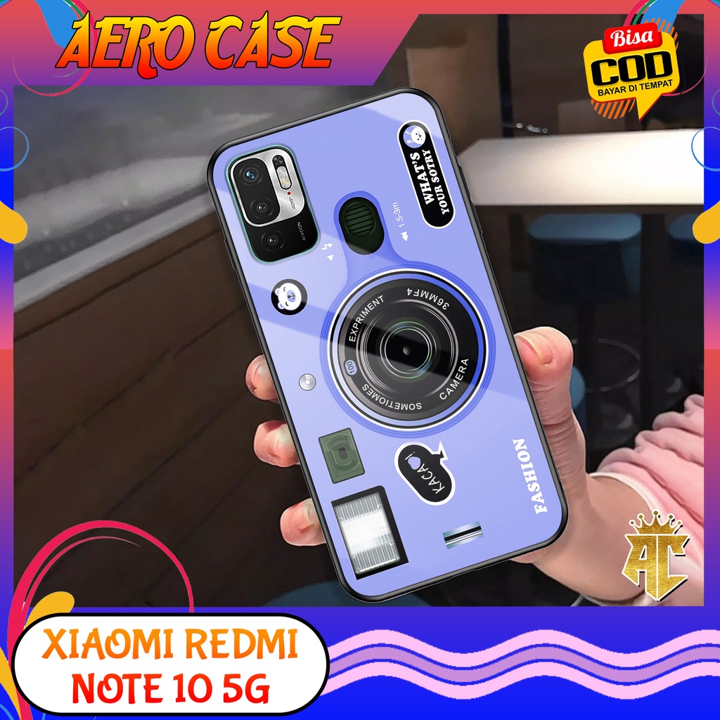 Case XIAOMI REDMI NOTE 10 5G - Casing REDMI NOTE 10 5G Terbaru AERO CASE [ MOTIF CAMERA ] Silikon XI