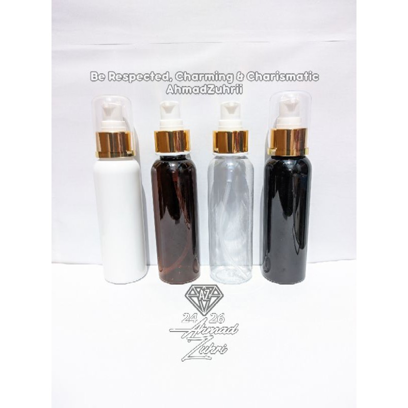 [ isi 10pcs ] Botol Spray Pump 100ml - Botol Kosong 100ml - Botol Plastik 100 ml - Botol Spray Koson