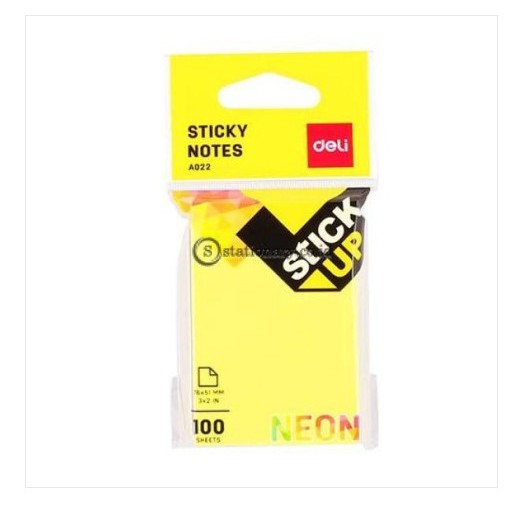 

Deli Post It Memo Sticky Notes 76X51mm (100sheets) EA02202
