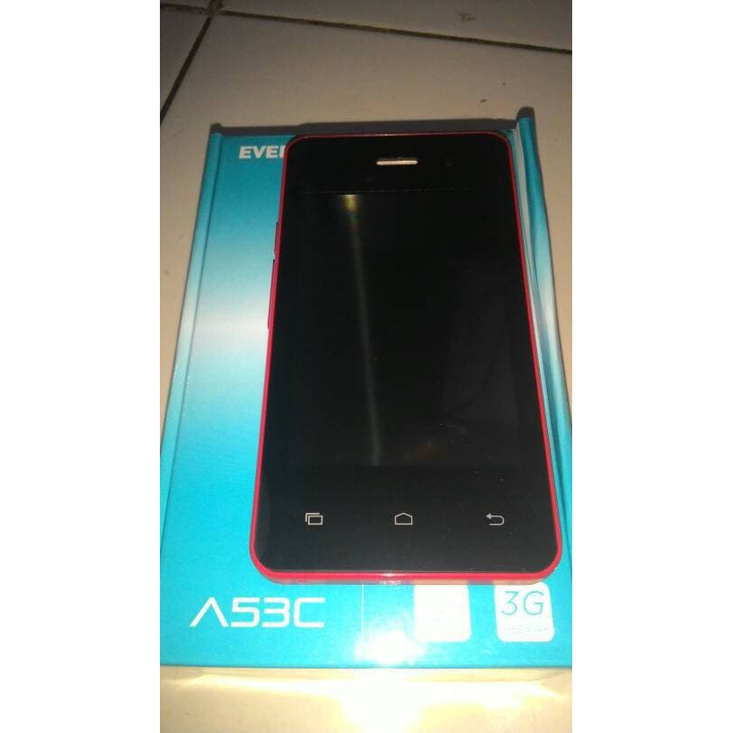 Evercoss A53c 3g 3 5inch Ram 256 Rom 512 Android Murah Shopee Indonesia
