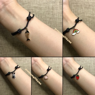 [Part4] GELANG CHARM LUCU Premium Gift Unik Kekinian Simple Couple Aestetik Murah Bagus Tangan Tali Simpel Viral Kado Serut Modis