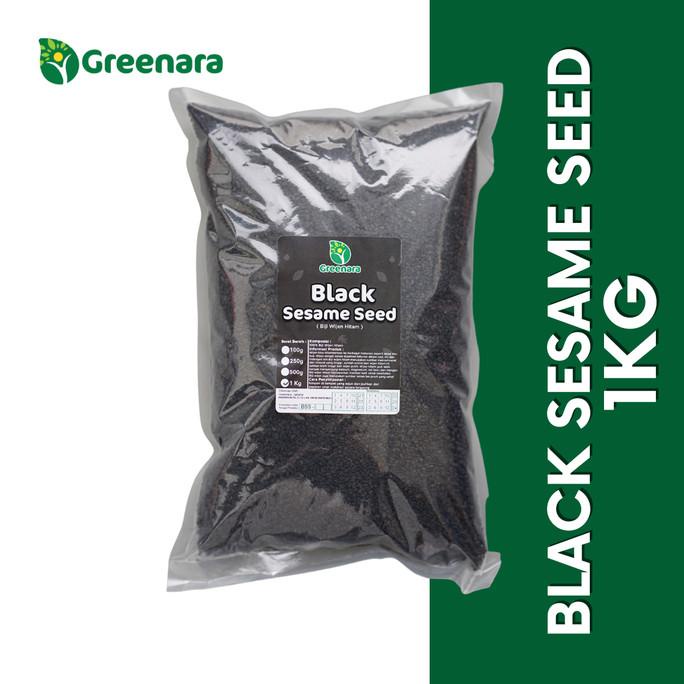 

black sesame seed 1kg / wijen hitam 1kg