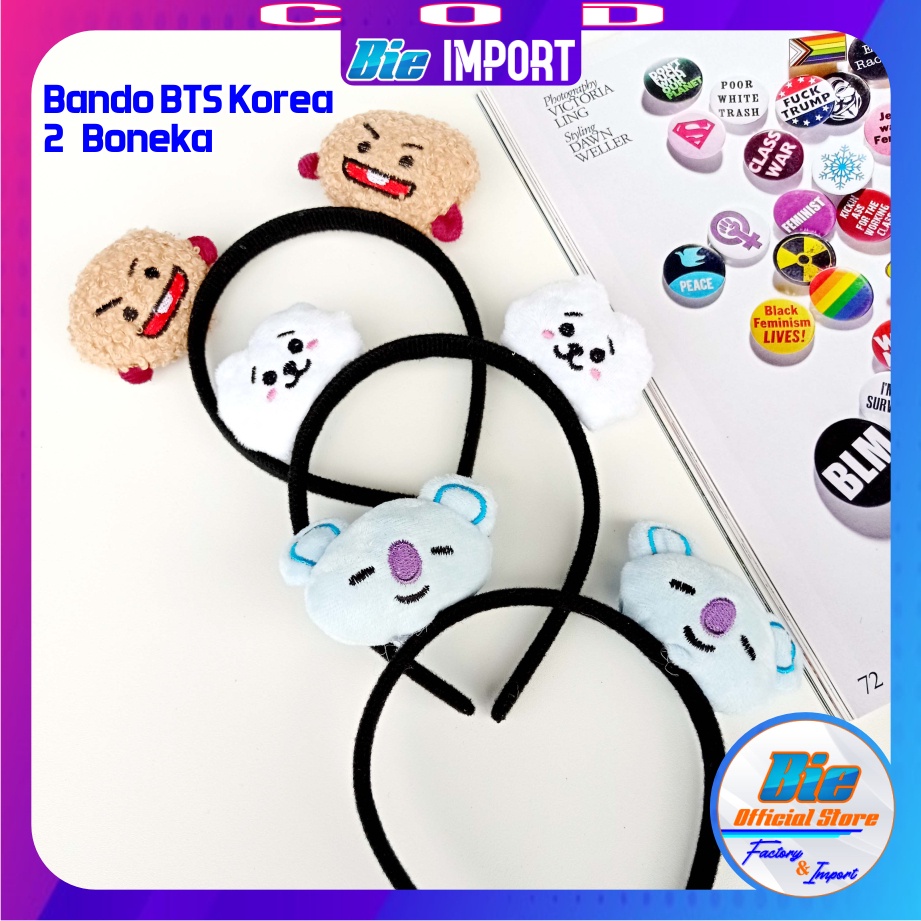 Bando BTS Korea Impor / Bandana BTS Best Seller